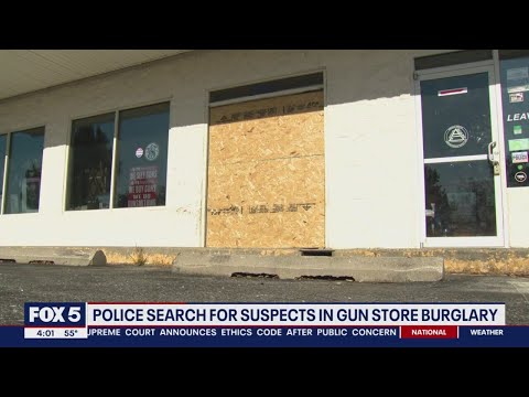 Damascus gun store robbed after being rammed by car