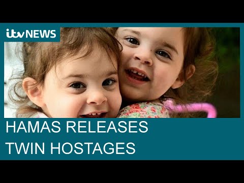 Gaza ceasefire extended by two days as three-year-old twins among 11 Hamas hostages freed | ITV News