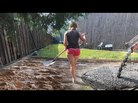 Girl wants TO GET out of DIRT, so I Build Her an Amazing DRIVEWAY