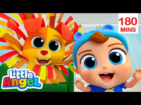 Baby John Helps A Sad Bingo | Little Angel - Bingo and Baby John | Nursery Rhymes and Kids Songs