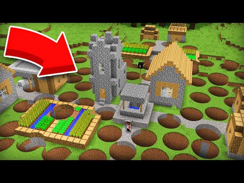 ПОЧЕМУ В НАШЕЙ ДЕРЕВНЕ ТАК МНОГО ЯМ В МАЙНКРАФТ | Компот Minecraft