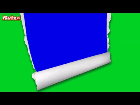 6 Green Screen Torn Paper Transitions