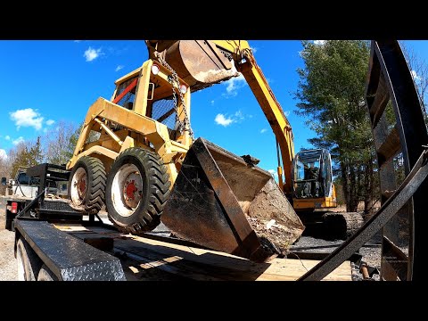 Buying and fixing the cheapest diesel skidsteer I could find : John Deere 575