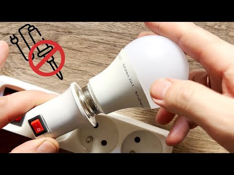 💡 REPAIR of a LED lamp without a SOLDERING IRON. DIY for EMERGENCY use!