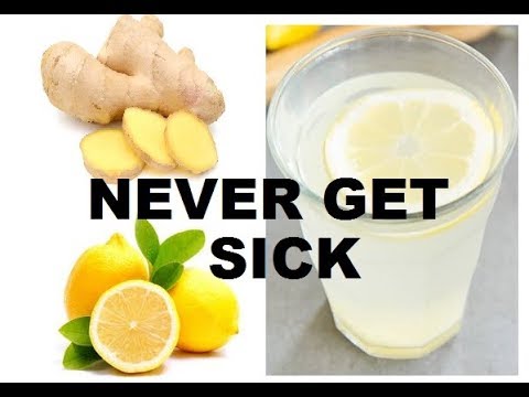 Drink this and Never get Sick | lemon and ginger juice home remedy