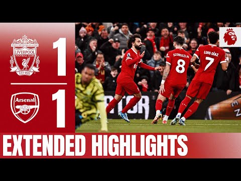 Salah &amp; Gabriel in action-packed Premier League tie | Liverpool 1-1 Arsenal | Extended Highlights