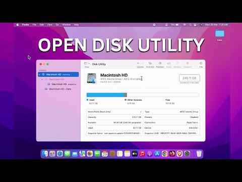 How to Open Disk Utility on Mac? macOS Run Disk Utility