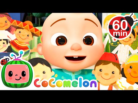 New Year Song | 🌈 CoComelon Sing Along Songs 🌈 | Preschool Learning | Moonbug Tiny TV