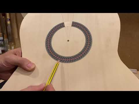 How to make a rope detail for the rosette of your guitar