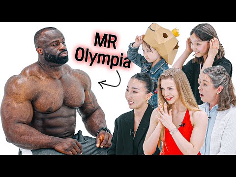 Women Of All Ages React to the most muscular man in the World