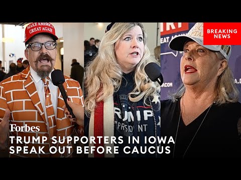 JUST IN: Trump Supporters Speak Out In Iowa, Share Their Views And Key Concerns Hours Before Caucus