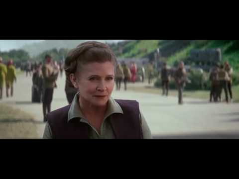 Star Wars: The Force Awakens Leia &amp; Han Solo scene