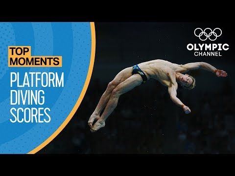 Top 3 Olympic 10M Platform Diving Scores Ever | Top Moments