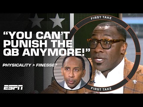 MEDIOCRITY in the NFL⁉ Debating Tom Brady's criticism of the NFL diluting physicality | First Take