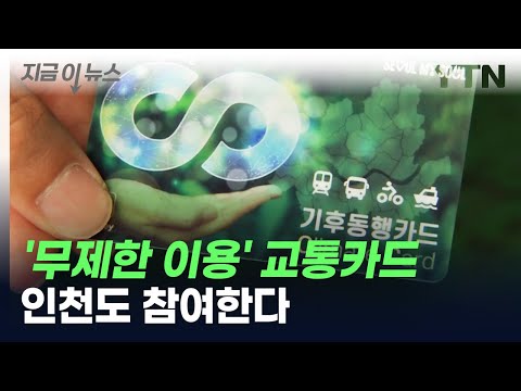 월 6만 5천 원 '무제한 교통카드', 인천시도 참여한다 [지금이뉴스] / YTN