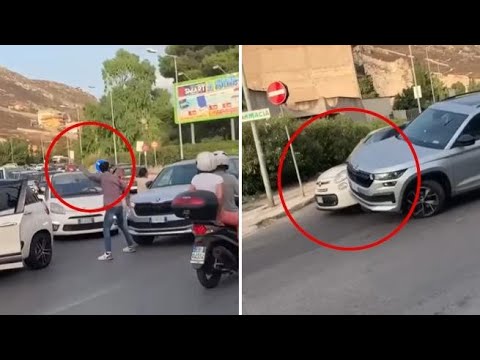 Lite nel traffico a Palermo: un suv travolge un'automobile e scappa via