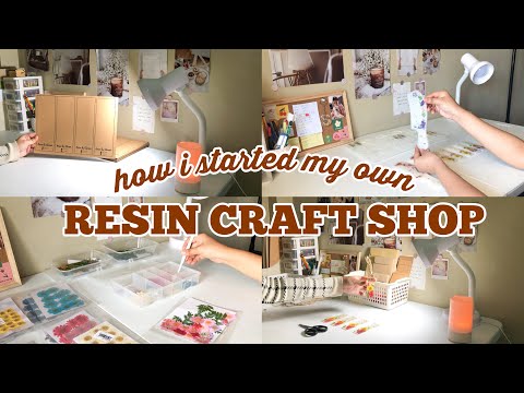 How I Started My Own Resin Craft Shop | Initial Capital, Materials, Packaging, &amp; Online Shop