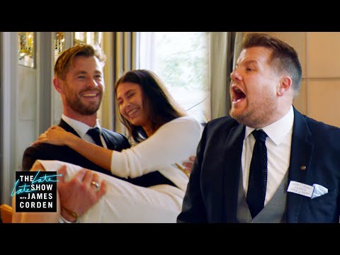 Chris Hemsworth v. James Corden - Battle of the Waiters - 