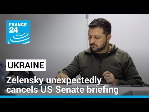 Zelensky unexpectedly cancels US Senate briefing amid Ukraine war funding row &bull; FRANCE 24 English