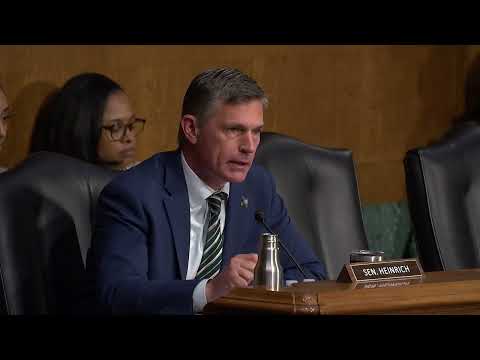 Heinrich Questions DHS Secretary Mayorkas and HHS Secretary Becerra in Appropriation Hearing