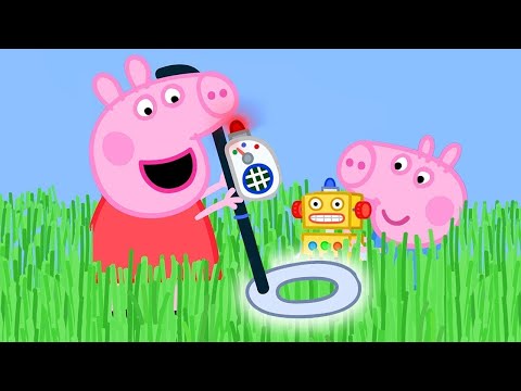 Kids TV &amp; Stories 🌟NEW SEASON 🌟Peppa Pig Uses a Metal Detector to Find George's Key