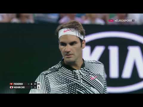 Australian Open 2017 R4 - R.Federer vs K.Nishikori Highlights