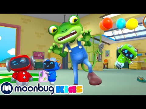 1 HOUR OF GECKO'S GARAGE 🚗 | Green Saves the Tree! | Gecko's Garage: Kids Cartoons | Moonbug Kids TV