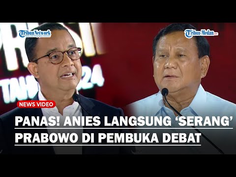 PANAS! ANIES Baswedan Langsung Sentil Menteri Pertahanan Jokowi di Pembuka Debat Capres Ketiga