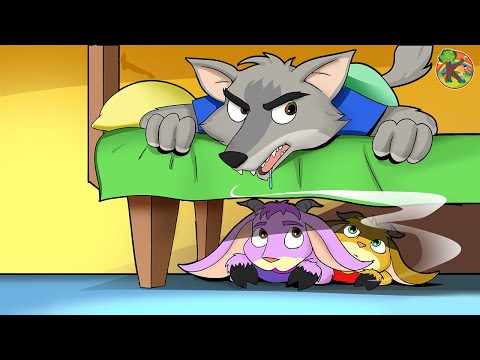 Wolf and Seven Little Goats | KONDOSAN English Fairy Tales &amp; Bedtime Stories for Kids | Cartoon