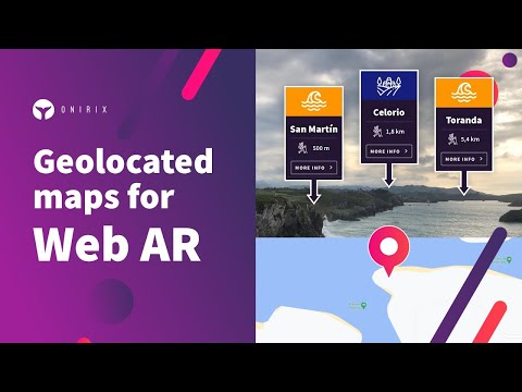 Geolocated WebAR: Augmented reality scavenger hunts for web browsers with Onirix