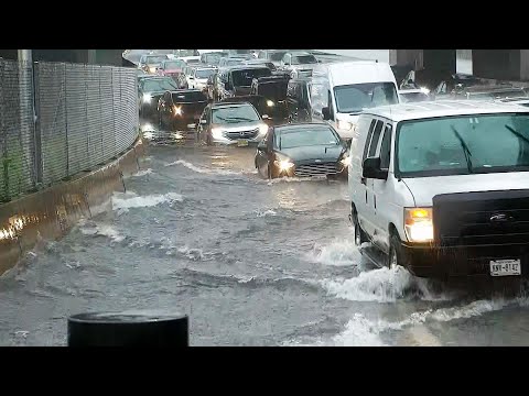 Severe Flooding Hits New York City Subway Stations