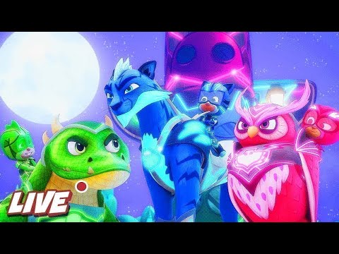 Here Come The PJ Riders | PJ Masks LIVE 24/7 ? | Kids Cartoon | Video for Kids 