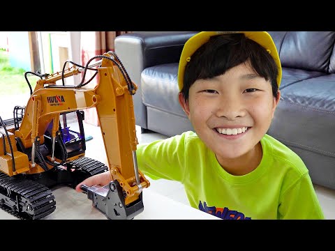 Car Toy Excavator Truck Unboxing