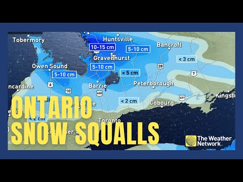 Snow Squalls Threaten to Disrupt Travel in Parts of Southern Ontario