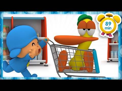 🛍 POCOYO in ENGLISH - It's Shopping Day! [89 minutes] | Full Episodes | VIDEOS and CARTOONS for KIDS