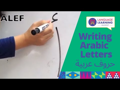 How to Write the Arabic Alphabet! EASY &amp; FREE Tutorial Basic Arabic Letters