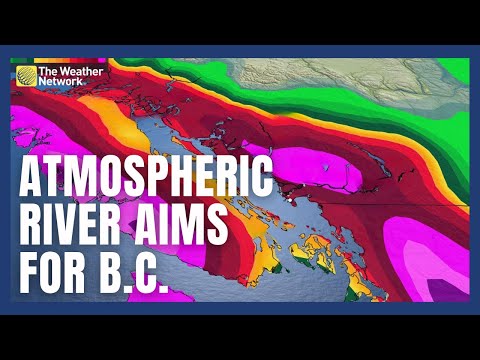 Atmospheric River Could Bring Over 200 mm of Rain to Parts of B.C.