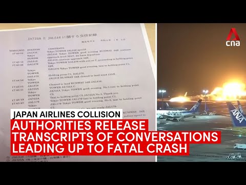 Japan Airlines collision: Transcripts show coast guard plane was not cleared for take-off