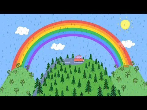 Peppa Pig See's A Rainbow! | Kids TV And Stories