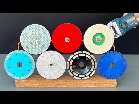 10 Amazing &amp; Useful Angle Grinder Disc !!!