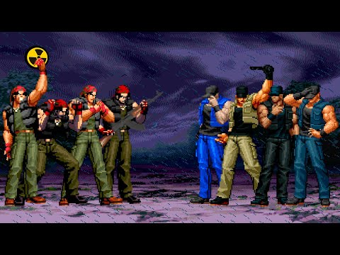 [KOF Mugen] Ralf Jones Team vs Clark Steel Team