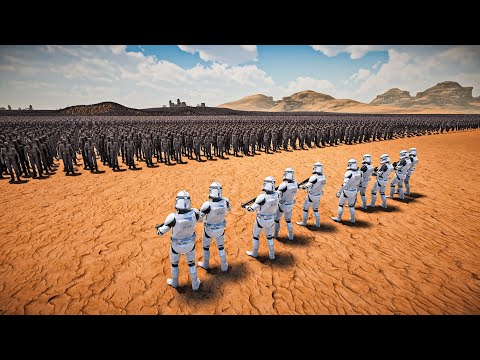 10 SUPER STORMTROOPER VS 1,000,000 ZOMBIES - Ultimate Epic Battle