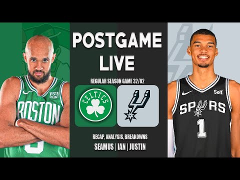 LIVE | Celtics at Spurs | Post Game Show | Game 32