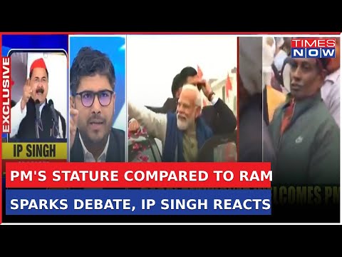 Controversy Erupts in Ayodhya as IPSingh Claims PM Modi's Stature Surpasses Lord Ram