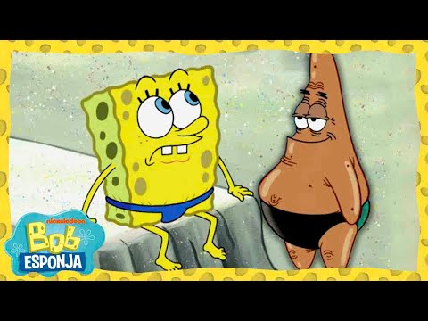 Bob Esponja | O Bob Esponja e o Patrick pegam um bronze! | Nickelodeon | Bob Esponja em Portugu&ecirc;s