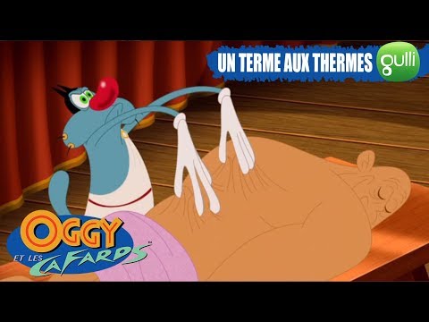 Oggy met un terme aux thermes - Oggy et les Cafards Saison 5 c'est sur Gulli ! #6