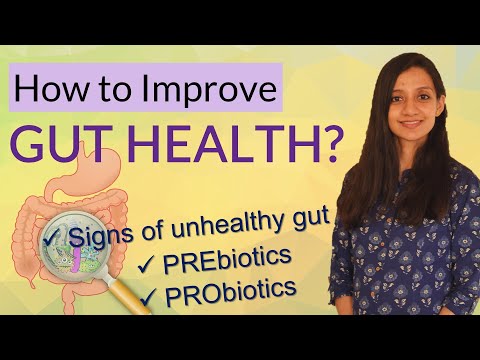 How to MAINTAIN GOOD GUT HEALTH | Foods and Diet | Prebiotics and Probiotics