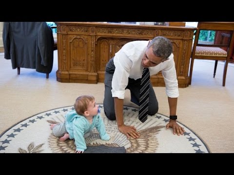 Behind the scenes with Obama