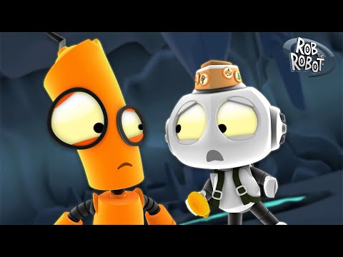 Flunking Spelunking | Rob The Robot | Preschool Learning