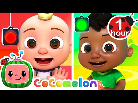 Red Light VS Green Light (Dance Party) | Cocomelon - Nursery Rhymes | Colors for Kids